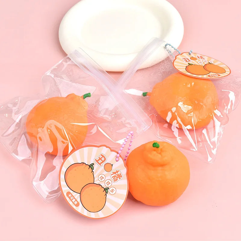 Fruitvormig Knijpspeeltje voor Stressvermindering