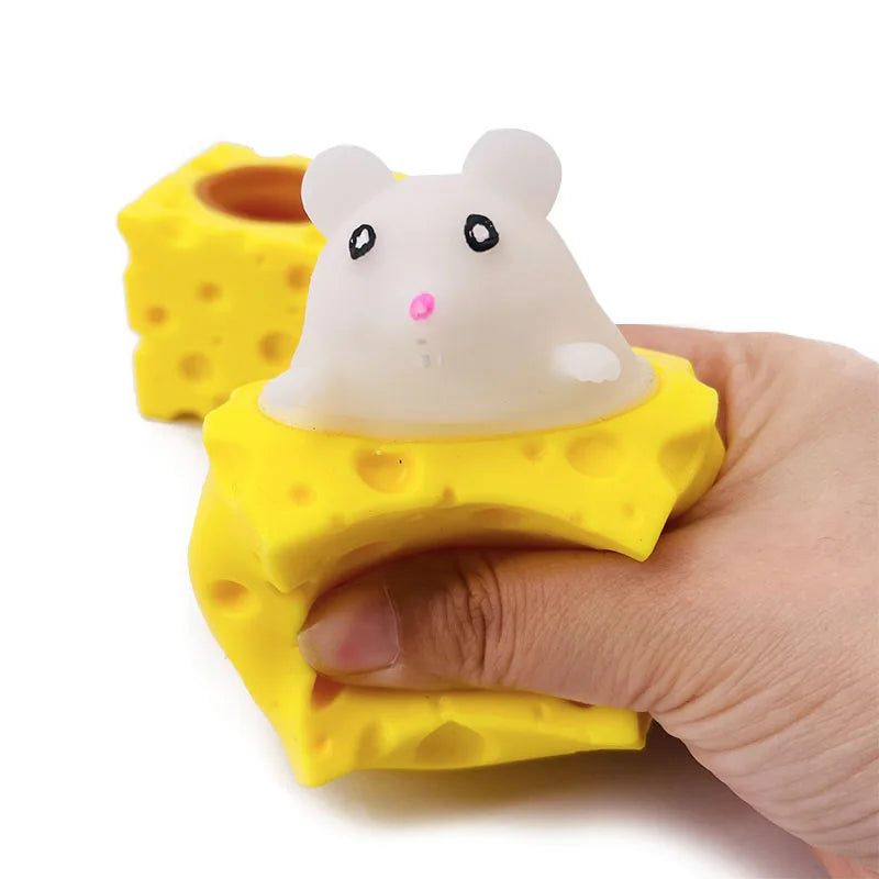 Knijpspeeltje Kaas met Muis voor Stressvermindering