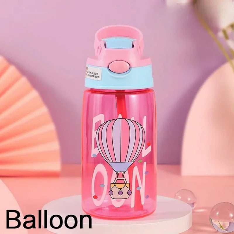 Vrolijke Kinder Drinkbeker met Rietje en Handvat