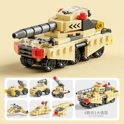 6-in-1 Bouwblokken Set Politie Brandweer Kasteel | LEGO®-compatibel 6-12 jaar