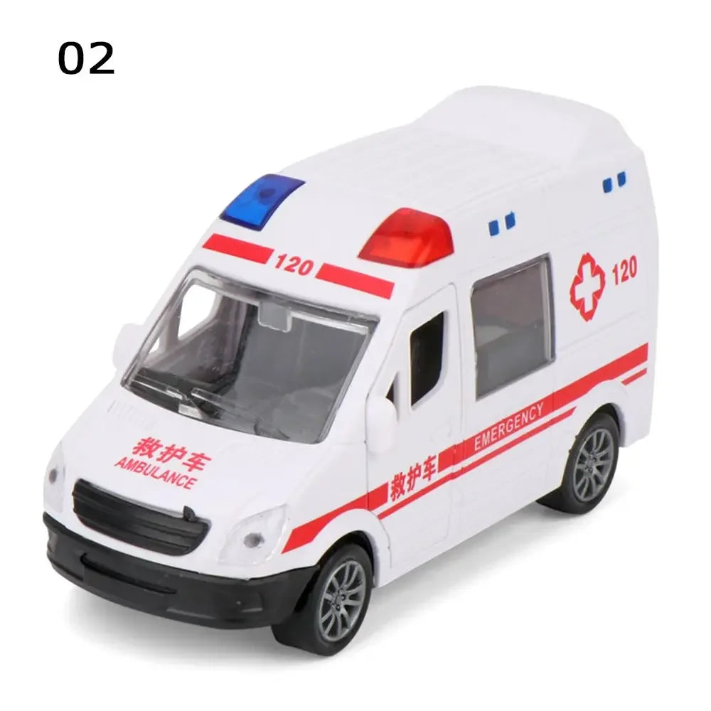 Inertie Voertuig Model – Politieauto, Brandweerwagen of Ambulance