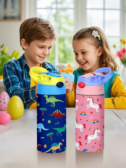 Thermosbeker RVS met Dierenprint en Handvat - 350ml