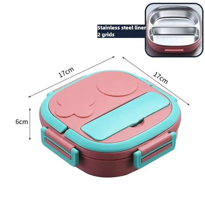 Draagbare RVS Lunchbox voor Kinderen - Lekvrij en Isolerend