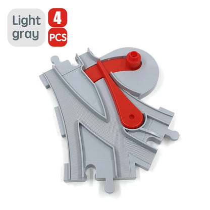 Treinrails set voor grote bouwstenen – Compatibel met Duplo®