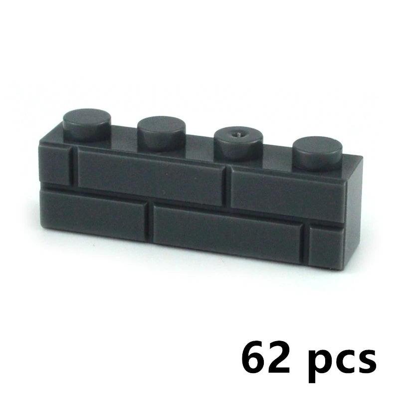 Kleine bouwstenen voor muren | Compatibel met Lego | Diverse maten