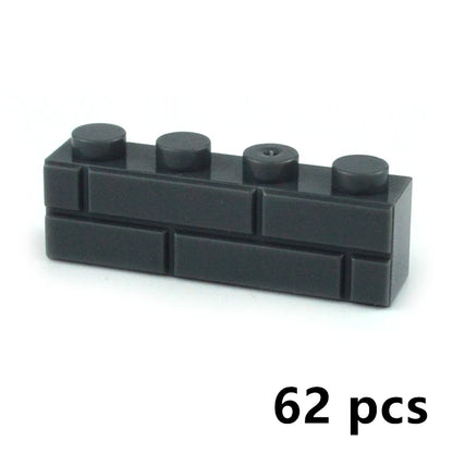 Kleine bouwstenen voor muren | Compatibel met Lego | Diverse maten