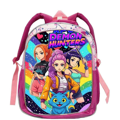 Zachte Roze Cartoon Rugzak 12 inch voor Kinderen