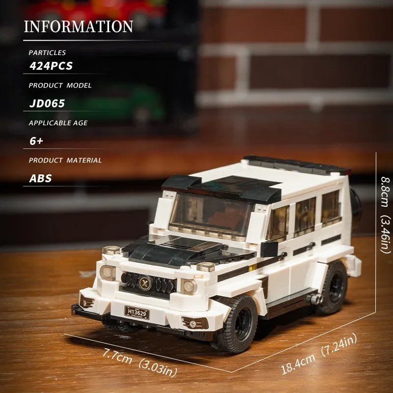 JD Serie Raceauto Bouwblokken – LEGO® Compatibel