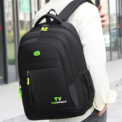 Ruime Unisex Nylon Rugzak voor Studenten en Reizen