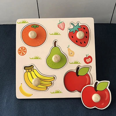 Houten 3D Puzzel voor Peuters 1-3 Jaar
