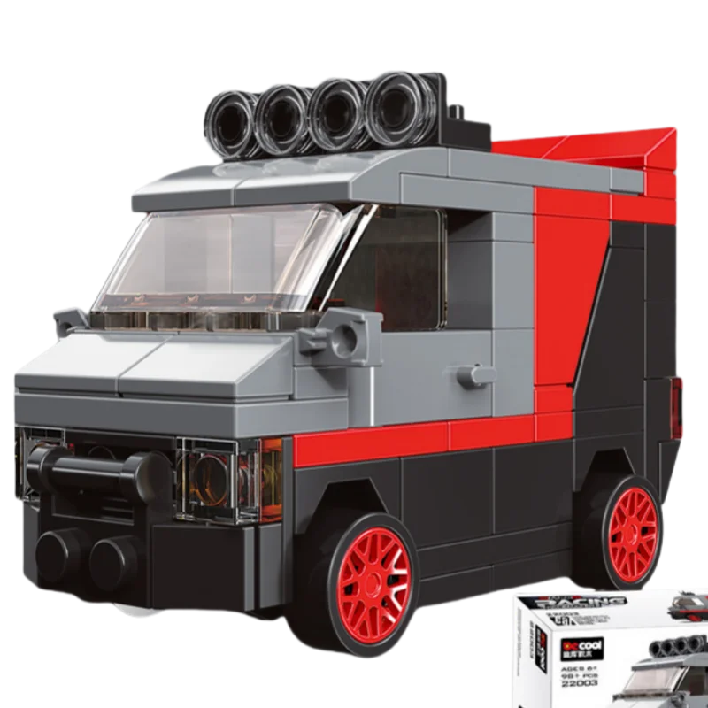 Bouwblokken Terugtrek Voertuigen Set – LEGO® Compatibel