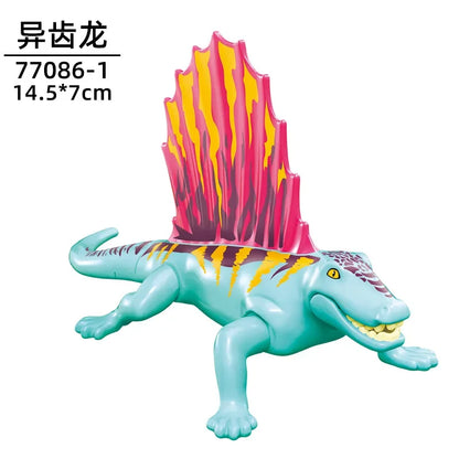 Dinosaurus Bouwblokken Set - T-Rex en Velociraptor