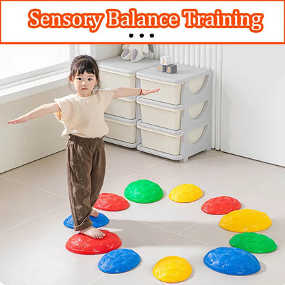 Montessori Balanssteen Schildpadvorm | Kinderspeelgoed voor Sensorische Training
