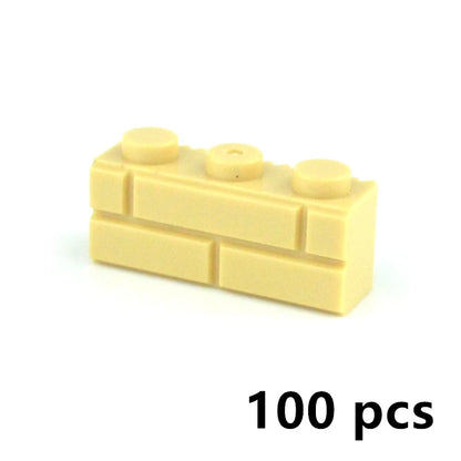Kleine bouwstenen voor muren | Compatibel met Lego | Diverse maten