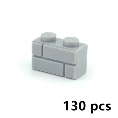 Kleine bouwstenen voor muren | Compatibel met Lego | Diverse maten
