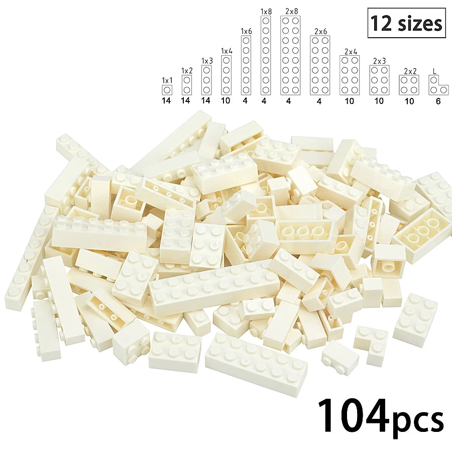 Kleine bouwstenen voor muren | Compatibel met Lego | Diverse maten