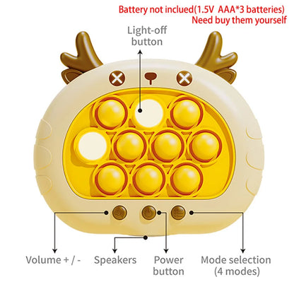 Elektronisch Push Bubble Spel met Licht (Anti-stress Speelgoed)