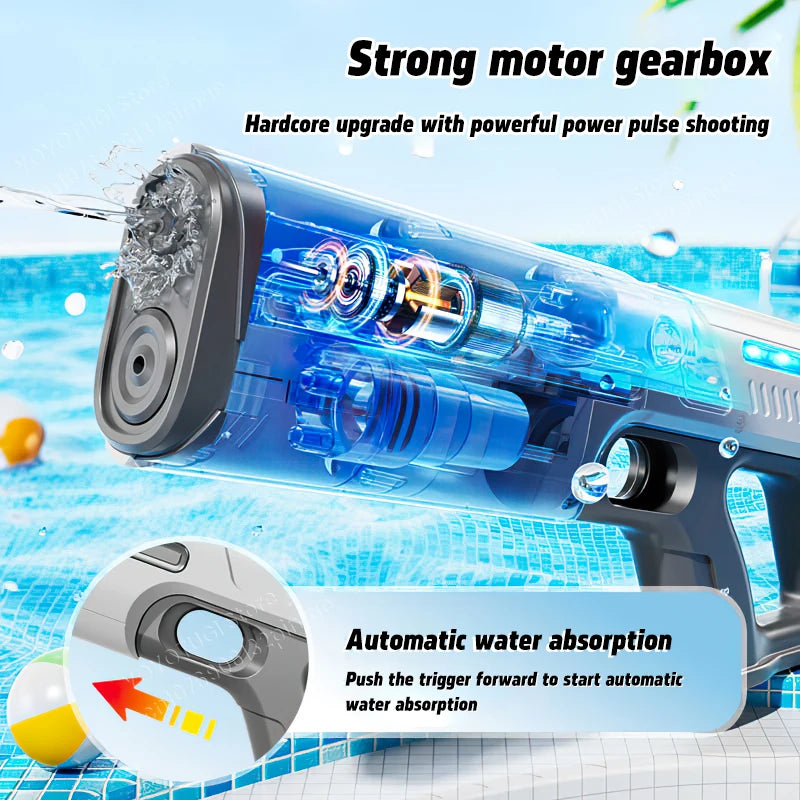 Elektrisch Waterpistool met Grote Capaciteit voor Kinderen