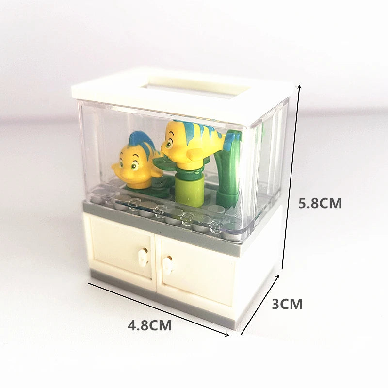 Bouwstenen Aquarium met Dieren | Compatibel met Lego