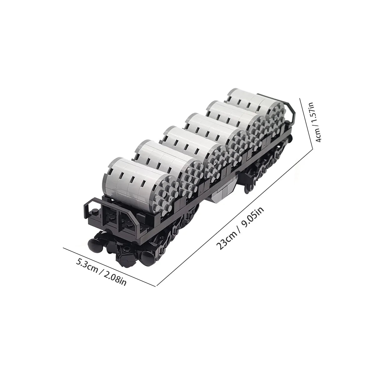 Kolenwagon Bouwset voor Trein | Compatibel met Lego Bouwblokken