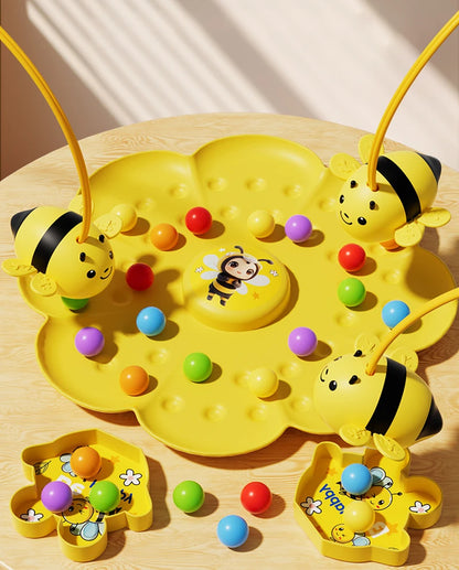 Magnetisch Bijenspel - Montessori Sorteerpuzzel en Vissenspel