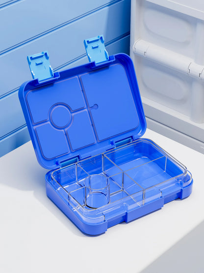 Lekdichte Lunchbox met Vakken - Magnetronbestendig met Kerstprint