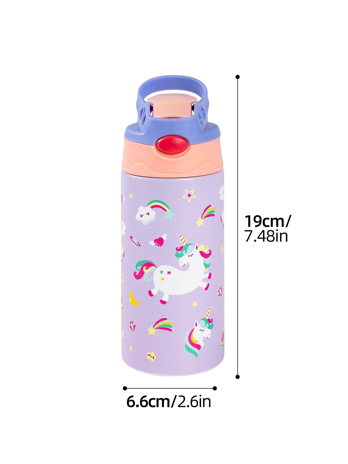 Thermosbeker RVS met Dierenprint en Handvat - 350ml