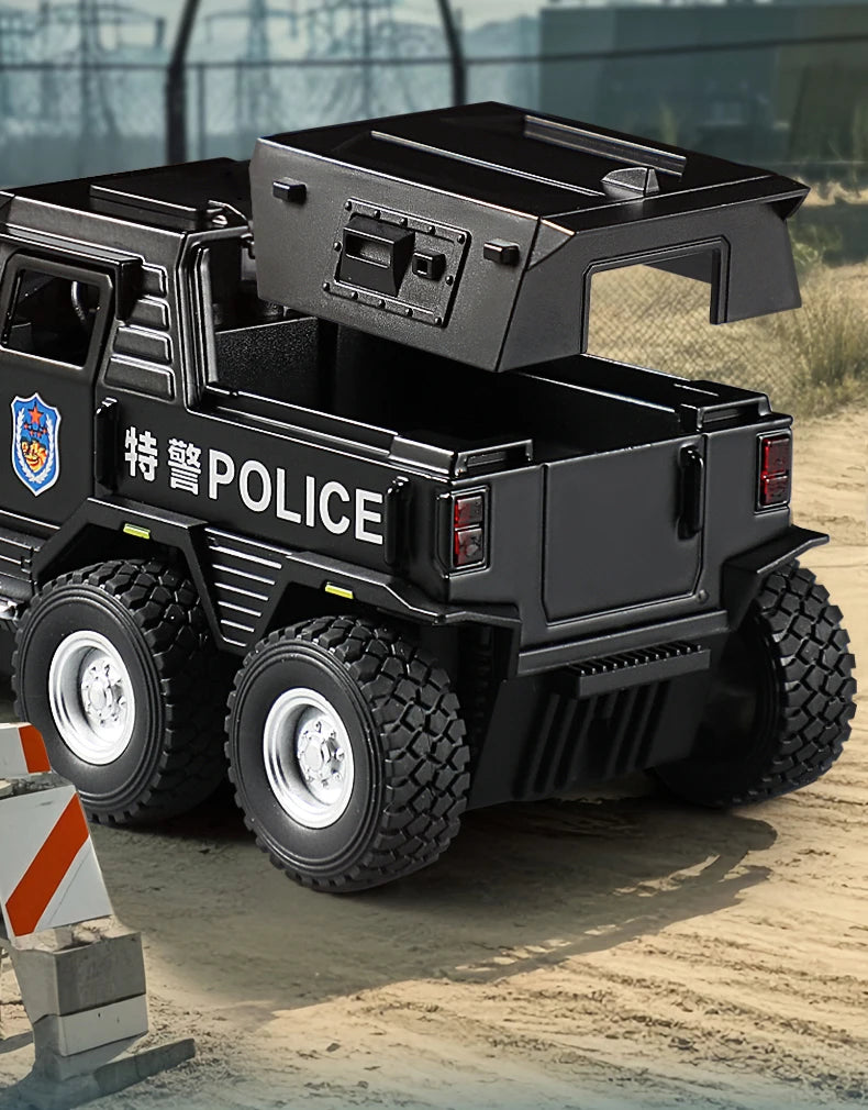 Speelgoed Politietruck Model | Diecast Voertuig met Geluid en Licht