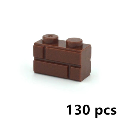 Kleine bouwstenen voor muren | Compatibel met Lego | Diverse maten
