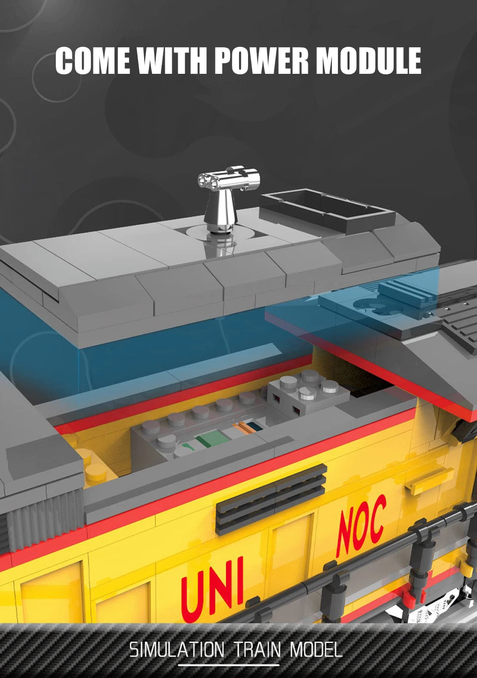 Bouwset Diesellocomotief met Afstandsbediening