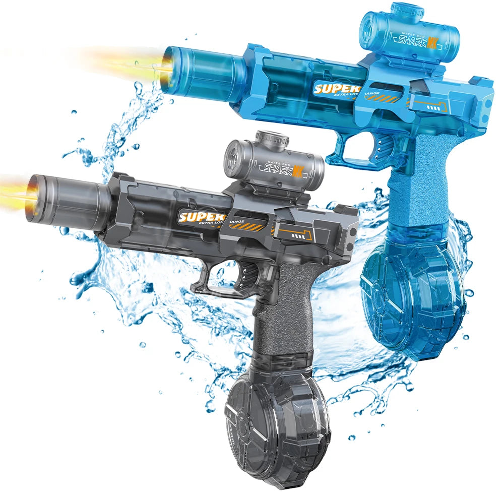 Elektrisch Volautomatisch Waterpistool met Vlamsimulatie Licht