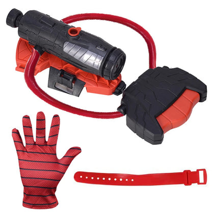Waterpistool voor om de pols met handschoen