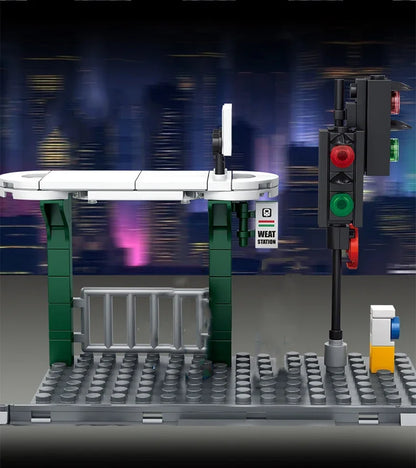 Bouwstenen Set Metro Trein | Compatibel met Lego