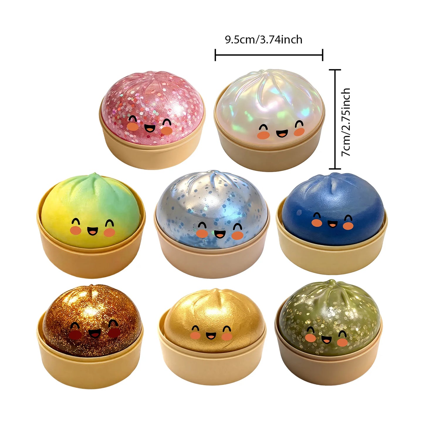 Squishy Knijp Broodje voor Stressverlichting