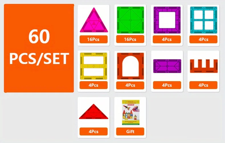 Magnetische Bouwblokken Set voor Kinderen