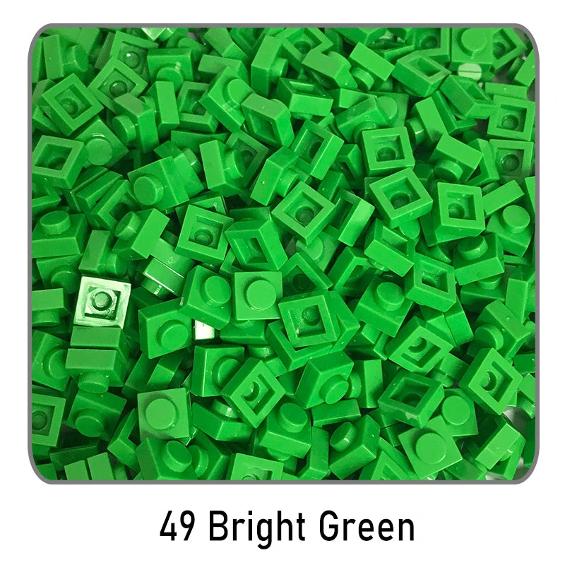 100 stuks 1x1 bouwstenen | Compatibel met Lego
