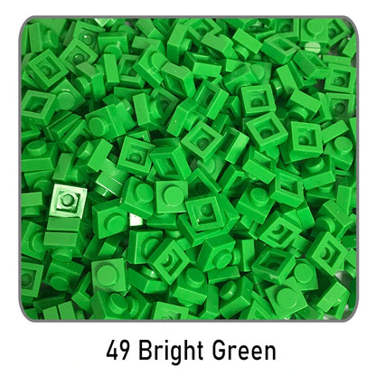 100 stuks 1x1 bouwstenen | Compatibel met Lego