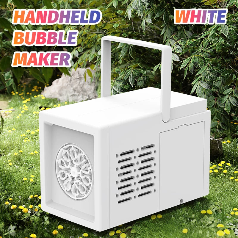 Automatische Bellenblaasmachine Handheld – 10 Gaten | Zonder Batterij en Bellenblaasvloeistof