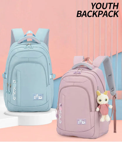 Roze Schooltas Rugzak voor Meisjes en Tieners