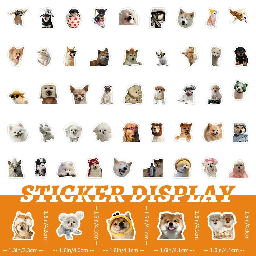 Leuke Honden Stickers voor Kinderen (diverse aantallen)