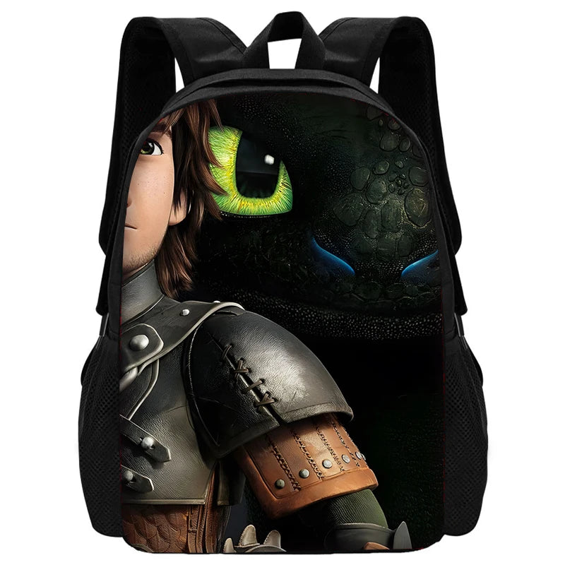 Toothless Schoolrugzak Set met Lunchtas en Etui