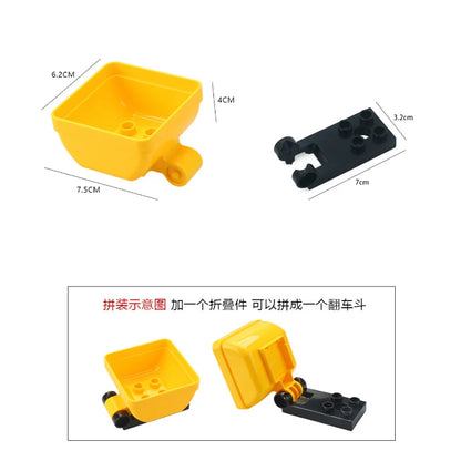 Treinbaan set met rails – Compatibel met Duplo®