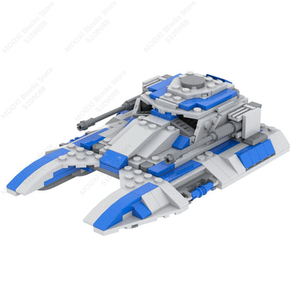 MOOXI Space Wars Bouwset: Voertuig & Tank Compatibel met LEGO®