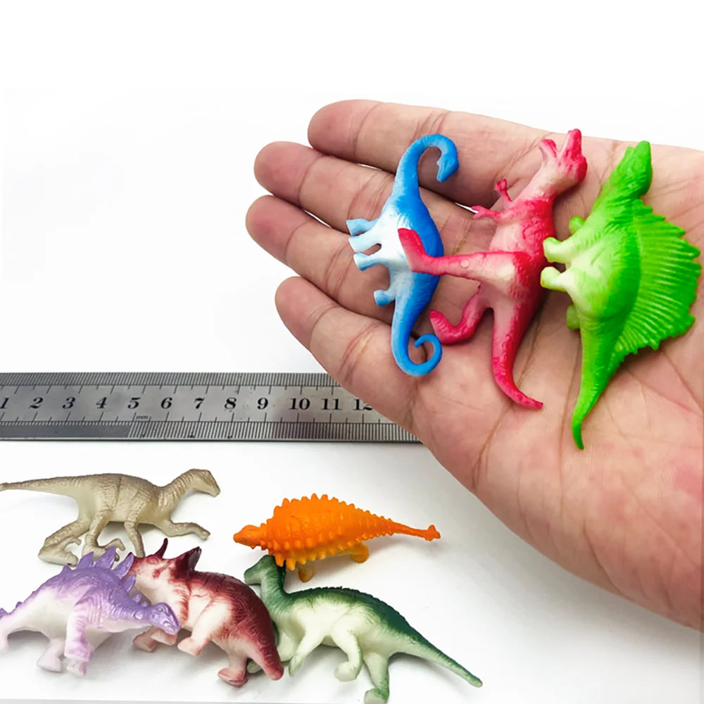 Set van 48 realistische mini dinosaurus figuren voor kinderen