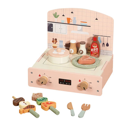 Houten Speelkeuken met Accessoires voor Kinderen