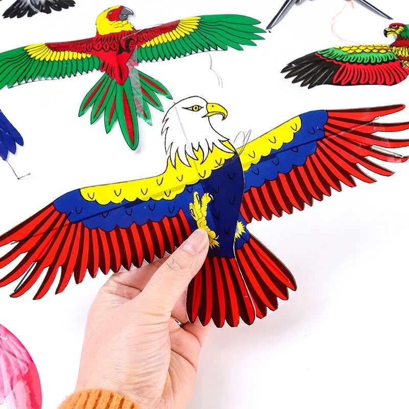 Mini Cartoon Vlieger voor Kinderen met Handvat (40 cm)