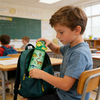 Smaak Waterfles voor Kinderen - 650 ml Tritan met 5 Smaakringen