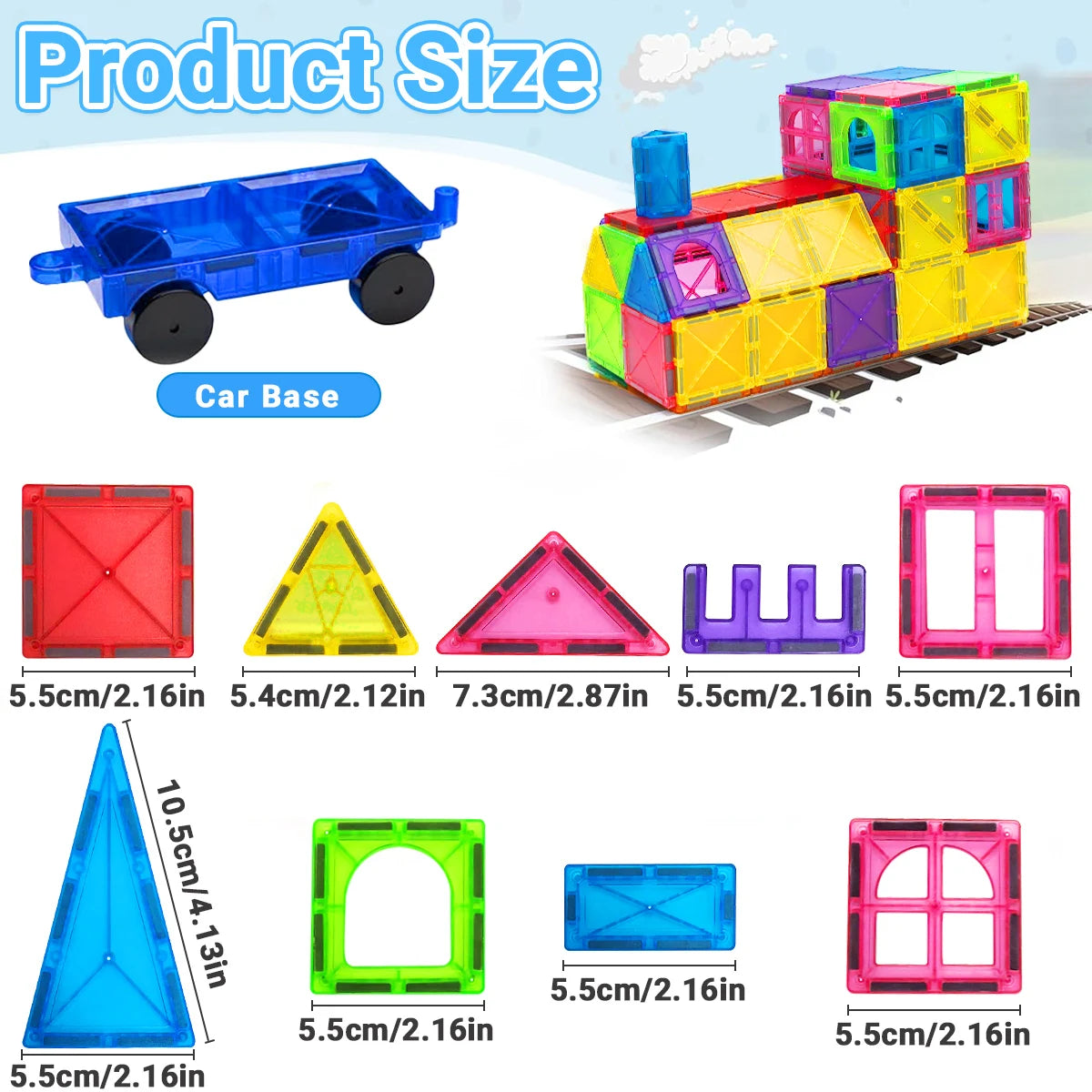 Magnetische Bouwstenen Montessori Set