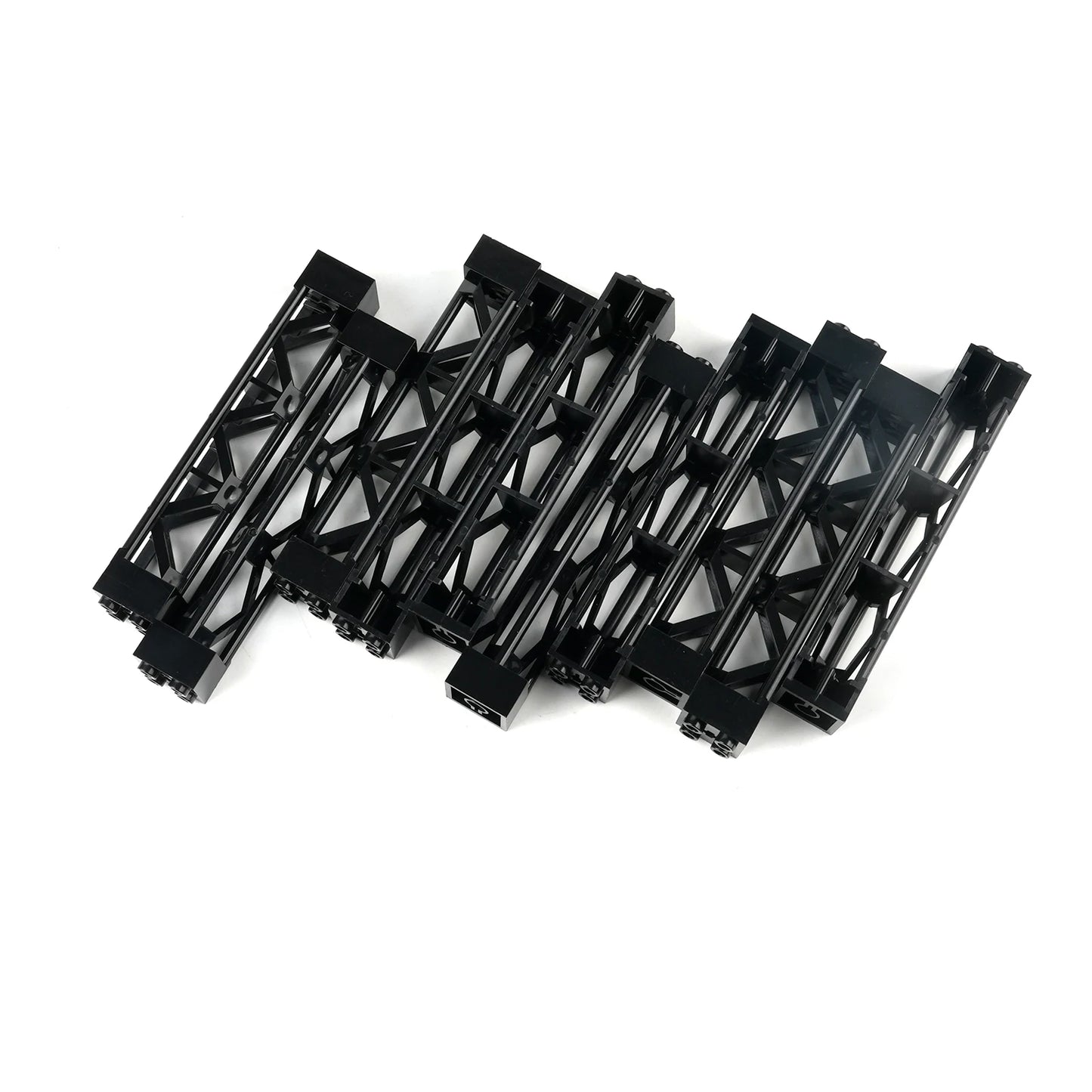 Bouwblokken Achtbaan Rails en Chassis Onderdelen (Compatibel met Lego)