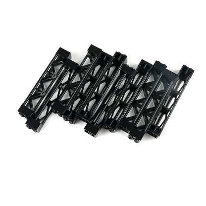 Bouwblokken Achtbaan Rails en Chassis Onderdelen (Compatibel met Lego)